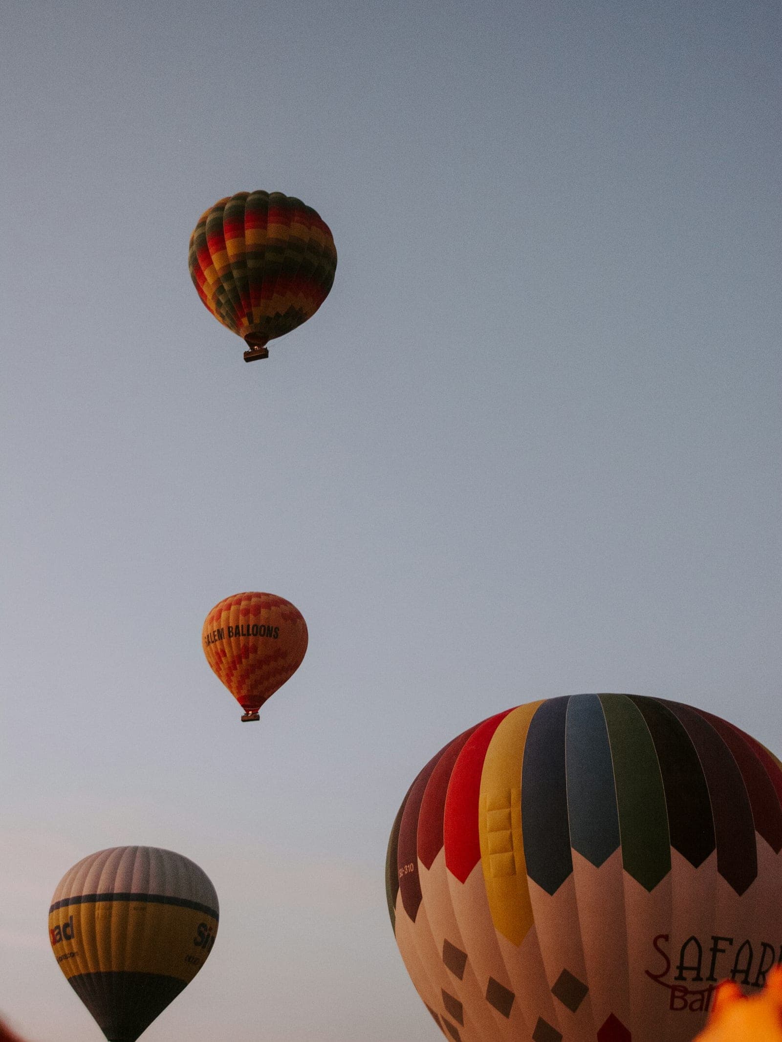 The flight goes up at first light, before the wind picks up.