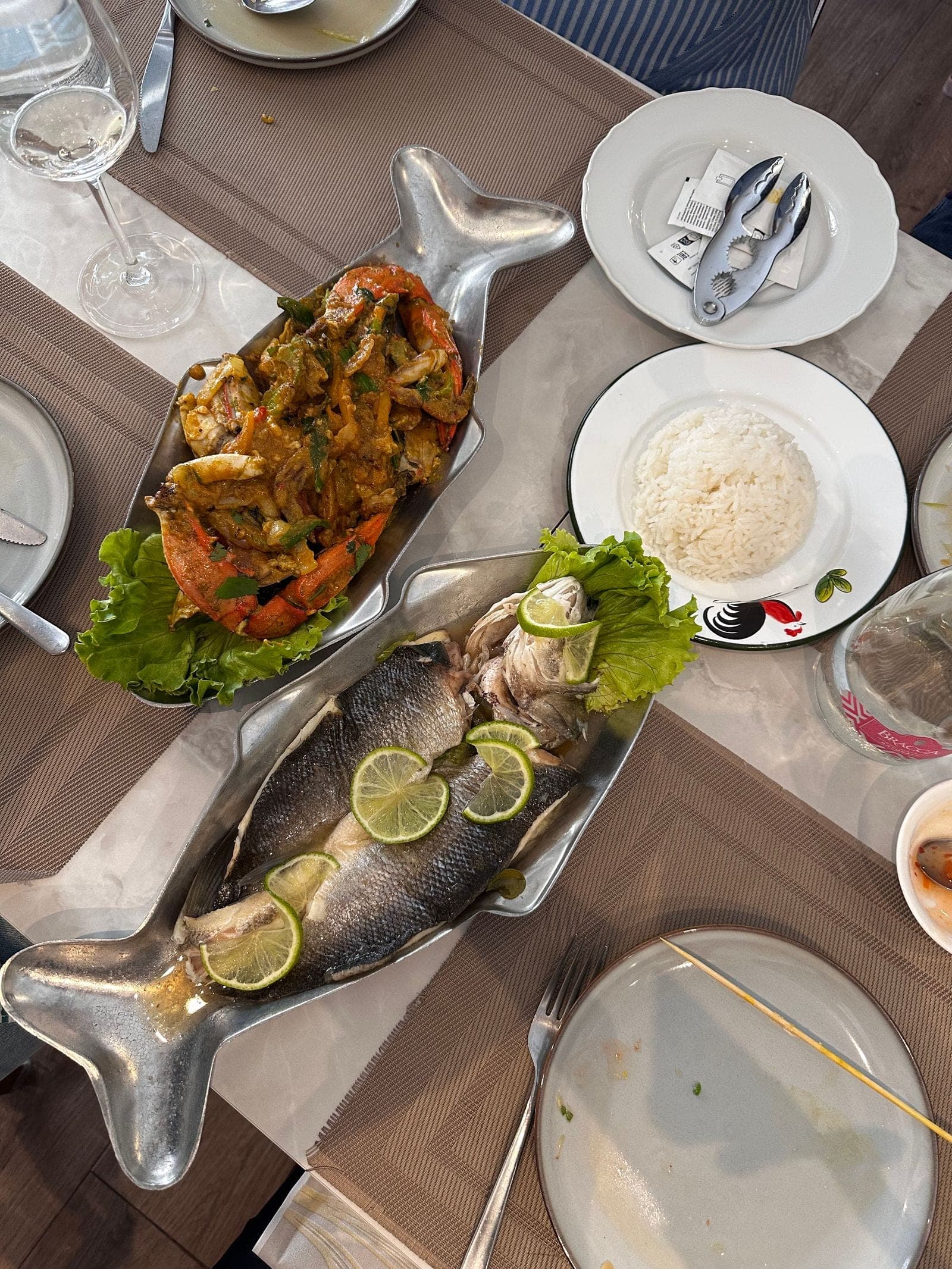 A table of fish